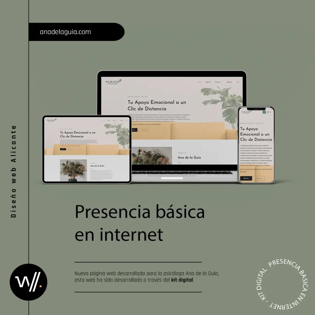Diseño página web de psicología