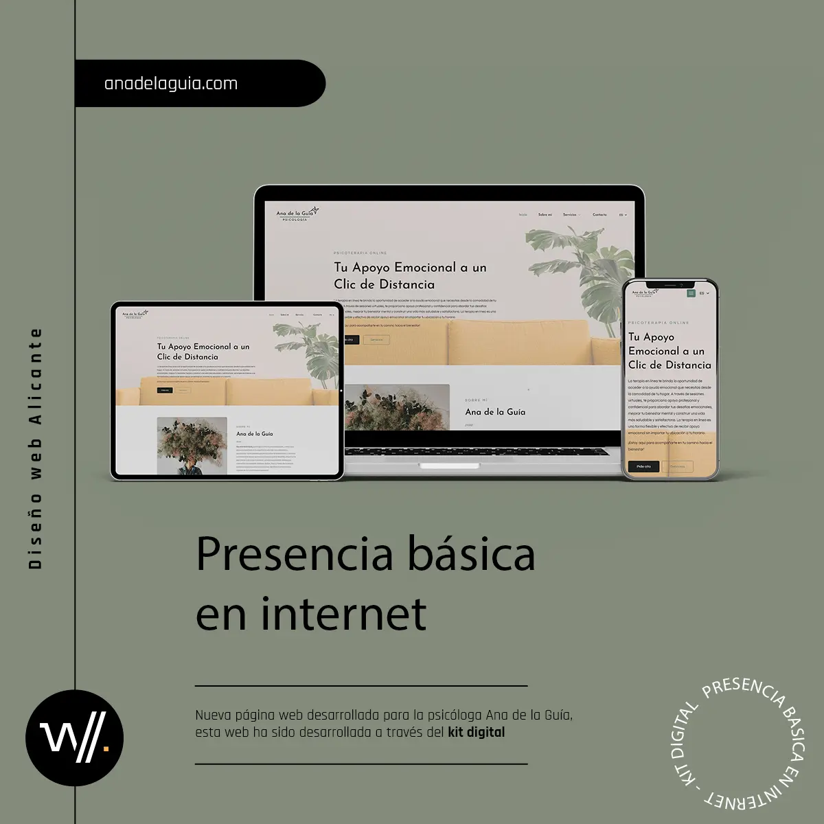 Diseño página web de psicología