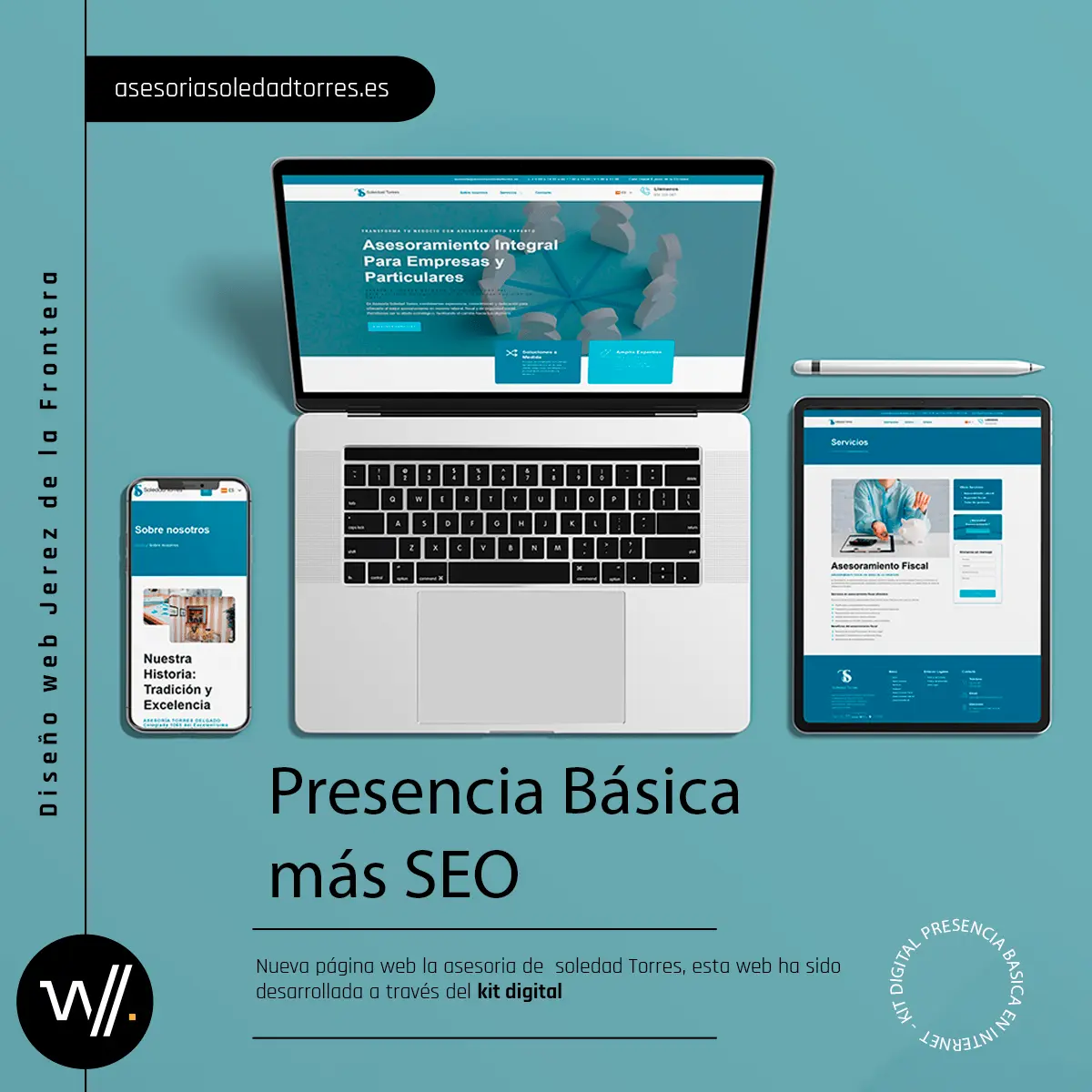 Diseño Página web asesoria kit digital